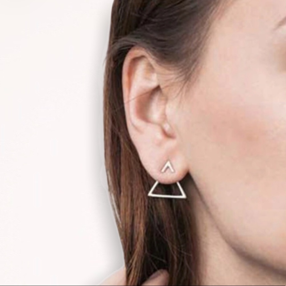 Minimalist geometric earrings